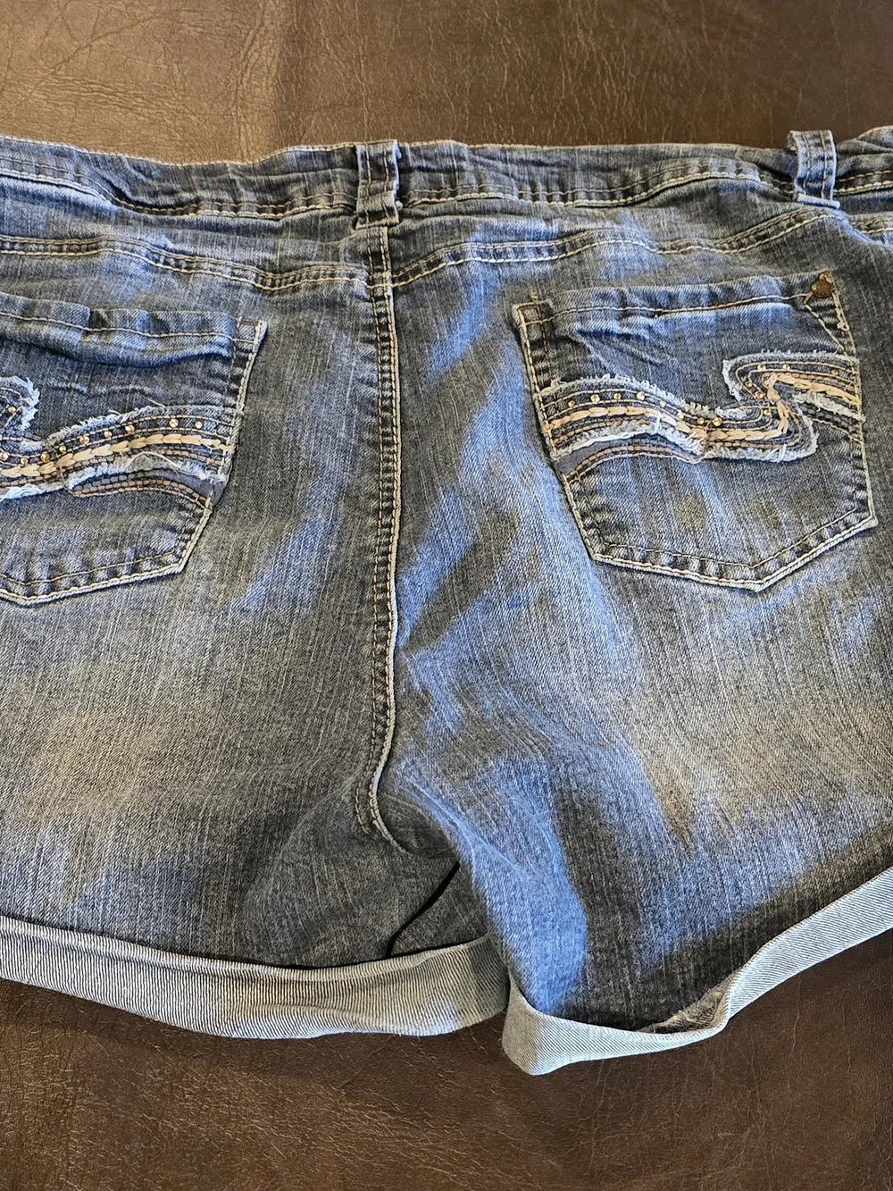 Wallflower Denim Roll-Cuff Jean Shorts